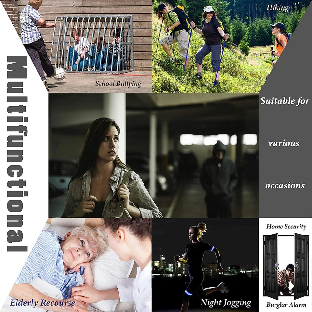 Alarme de Segurança Pessoal: Proteção com Sirene de Alto Decibel