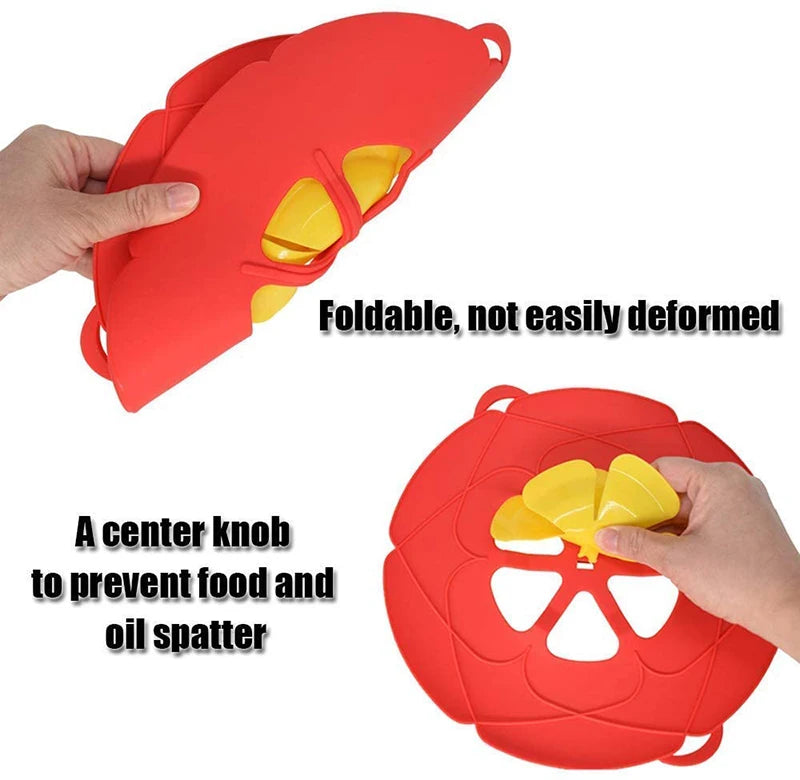 Tampa de Silicone Anti-Transbordamento