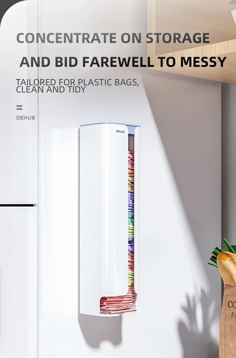 Puxa Saco Moderno de Parede para Sacolas Plásticas