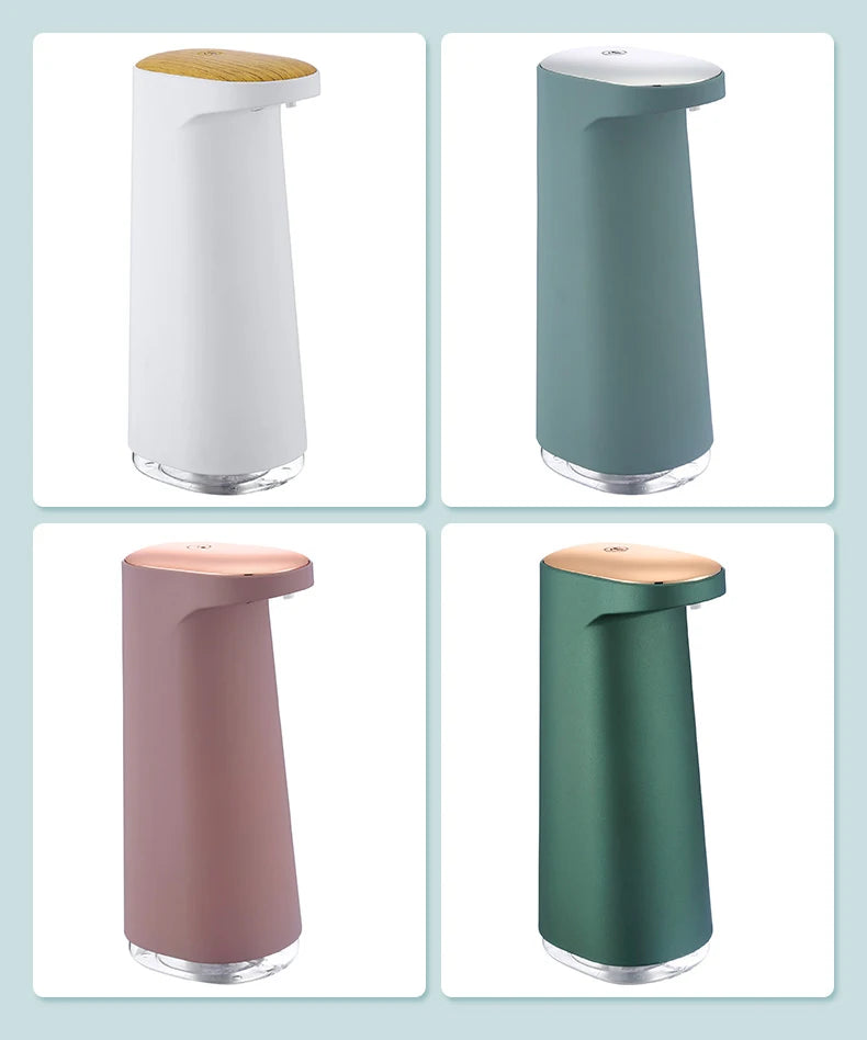 Dispenser de Sabonete Automático 450ml Recarregável USB para Banheiro