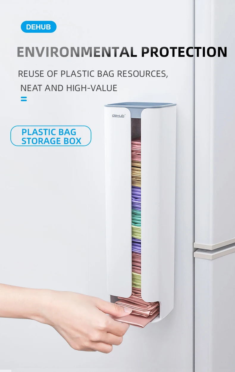 Puxa Saco Moderno de Parede para Sacolas Plásticas