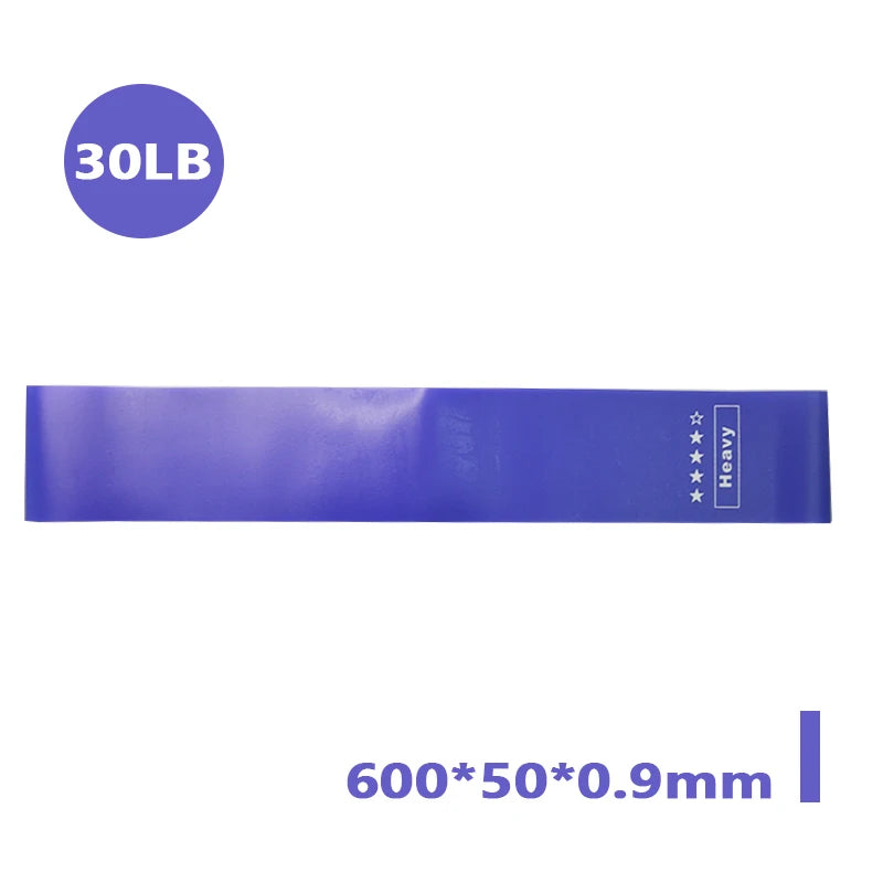 Faixas Elásticas de Látex para Exercícios em Casa e Academia