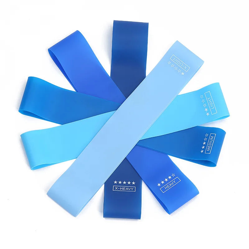 Faixas Elásticas de Látex para Exercícios em Casa e Academia