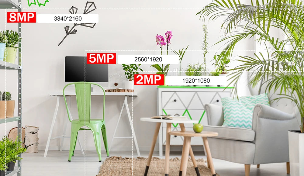 Câmera de Segurança Analógica Externa com Visão Noturna 40m para DVR (4K/1080p)