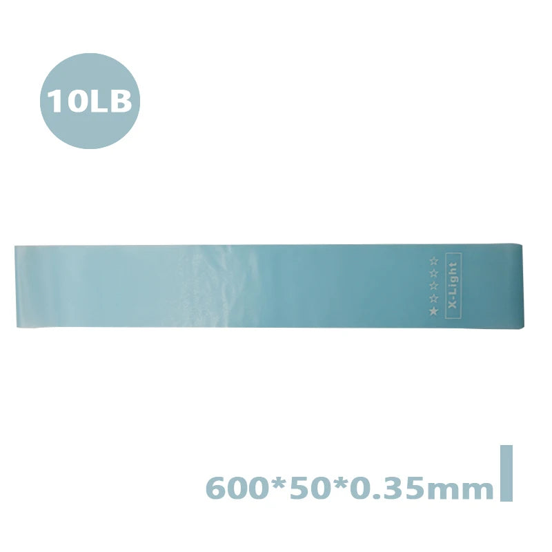 Faixas Elásticas de Látex para Exercícios em Casa e Academia