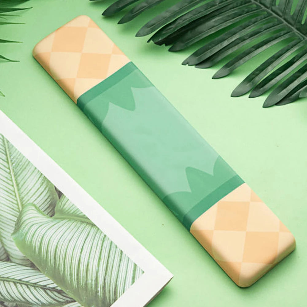 Apoio de Pulso Ergonômico com Memory Foam para Teclado e Mouse