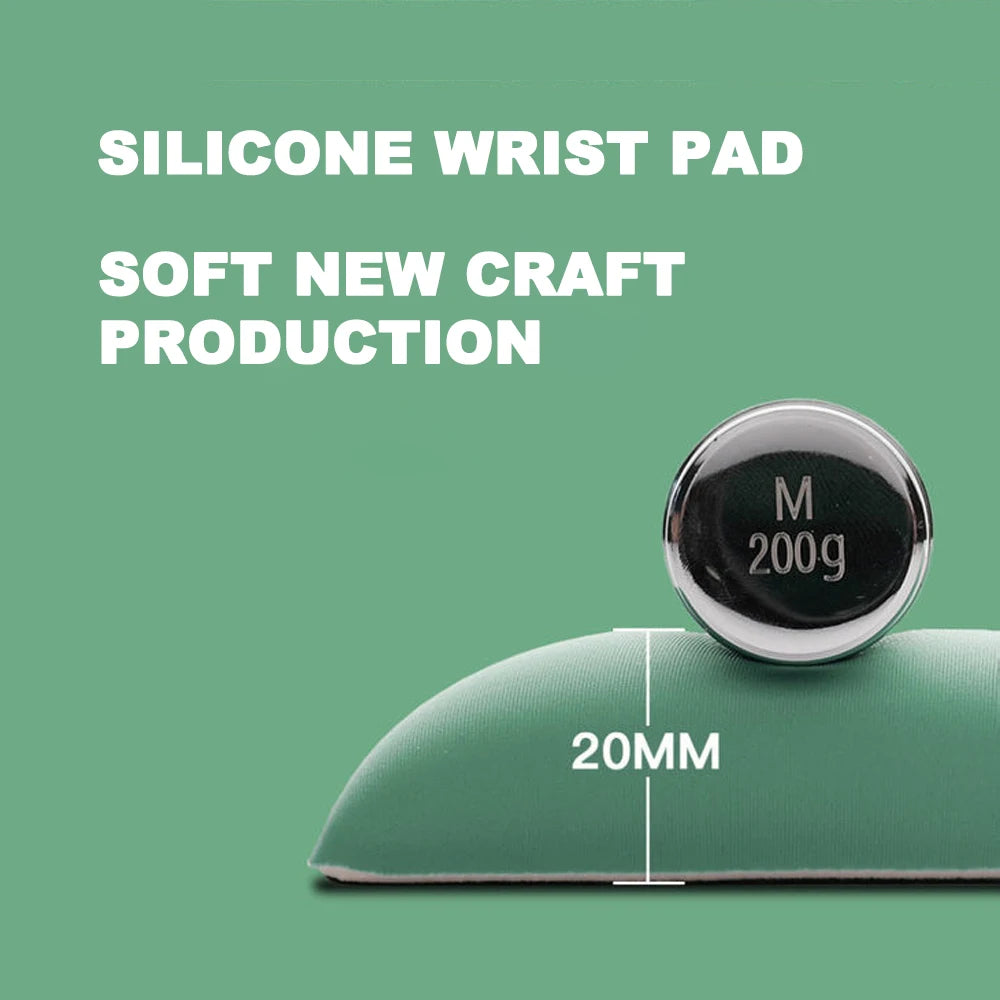 Apoio de Pulso Ergonômico com Memory Foam para Teclado e Mouse