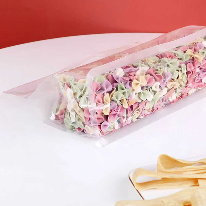 Kit 5 Sacos Ziplock Reutilizáveis Para Alimentos (Material EVA)