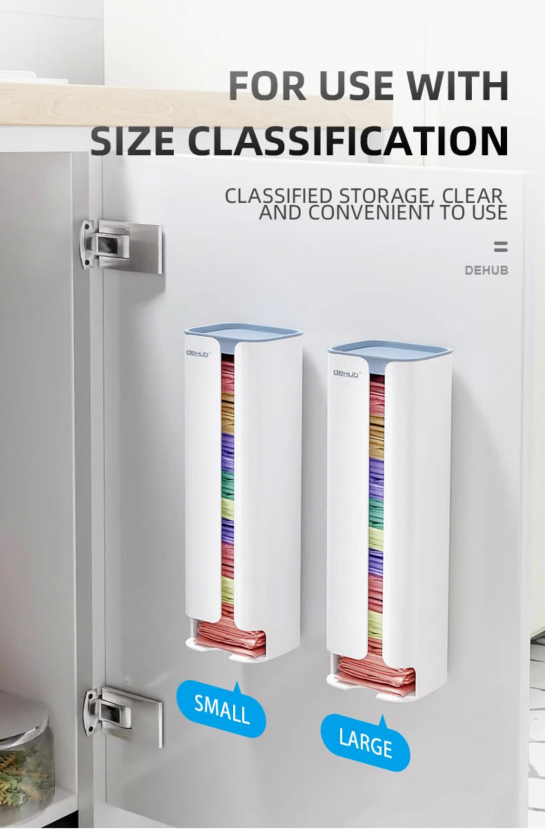 Puxa Saco Moderno de Parede para Sacolas Plásticas