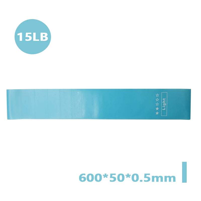 Faixas Elásticas de Látex para Exercícios em Casa e Academia