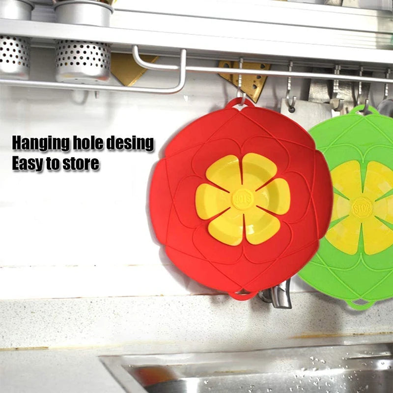 Tampa de Silicone Anti-Transbordamento