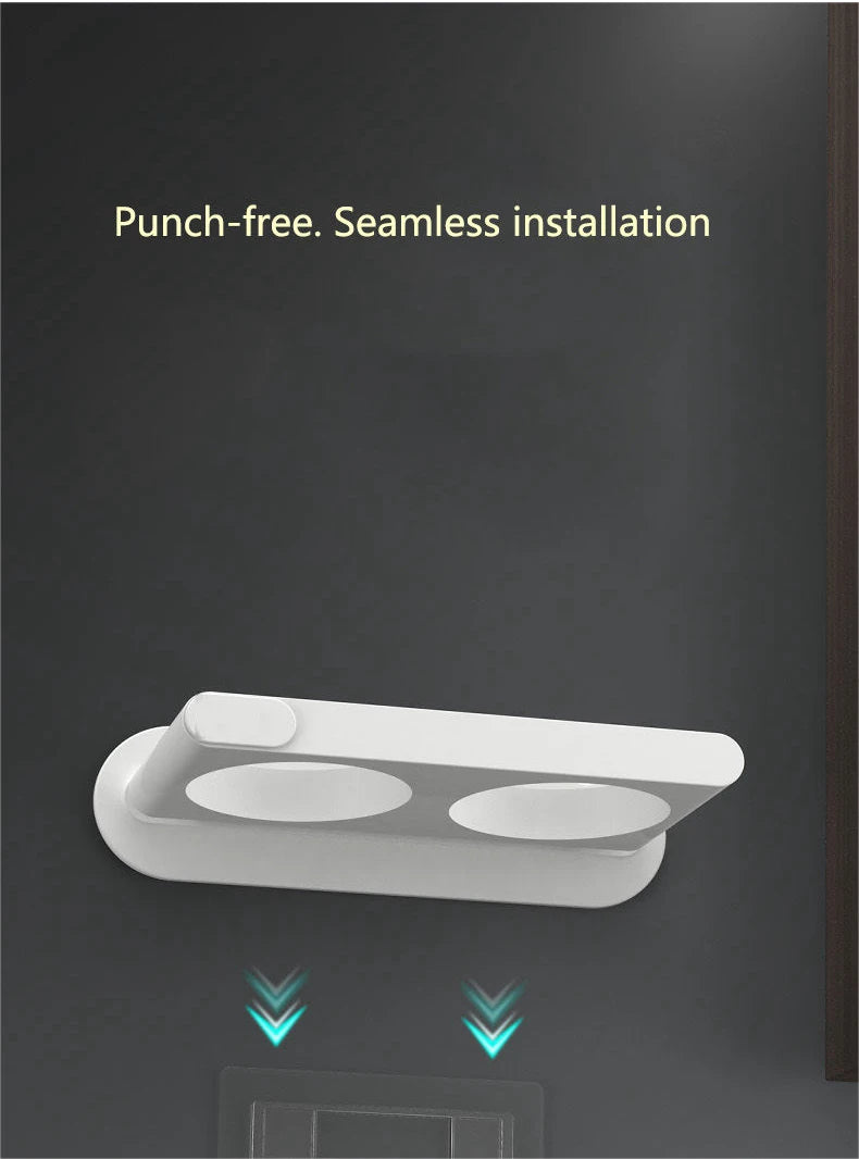 Organizador de Banheiro Porta Secador de Cabelo com Fixação Adesiva