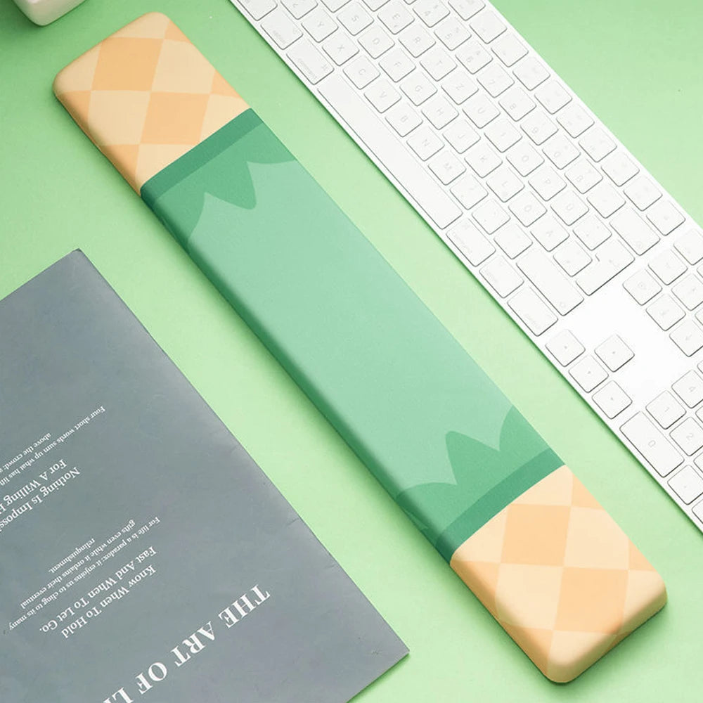 Apoio de Pulso Ergonômico com Memory Foam para Teclado e Mouse