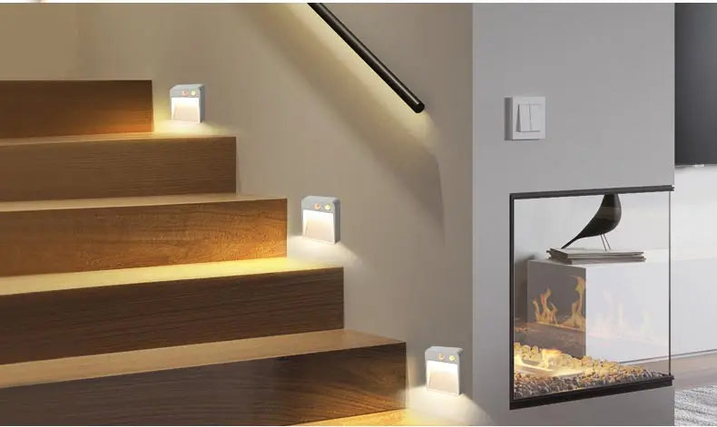 Luminária Sem Fio com Sensor de Presença (Funciona a Pilha AA)