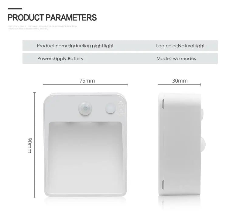 Luminária Sem Fio com Sensor de Presença (Funciona a Pilha AA)