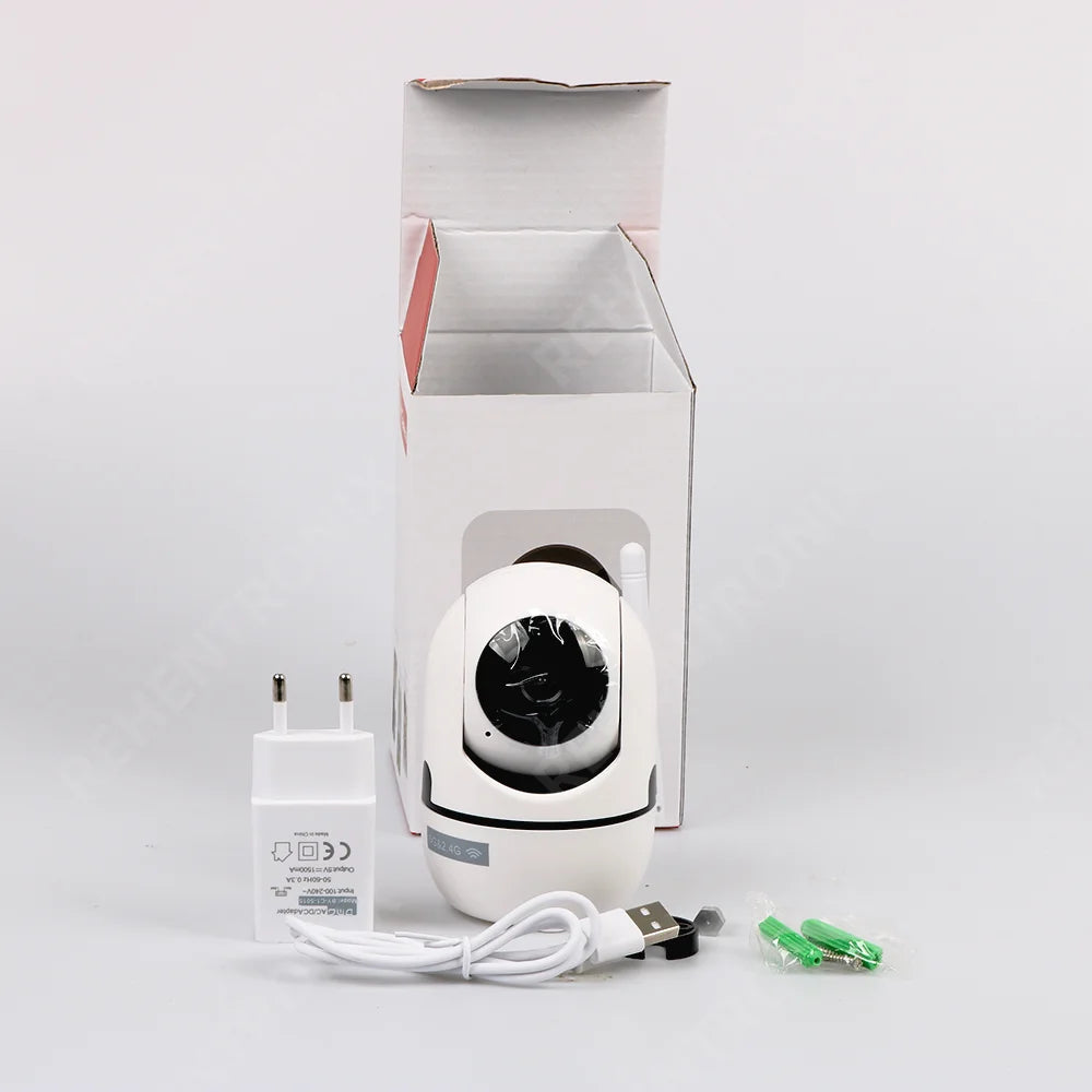 Câmera de Segurança Interna Wifi com Rastreamento Automático (2.4G e 5G)