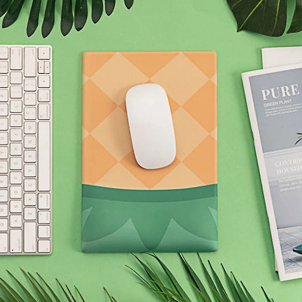 Apoio de Pulso Ergonômico com Memory Foam para Teclado e Mouse