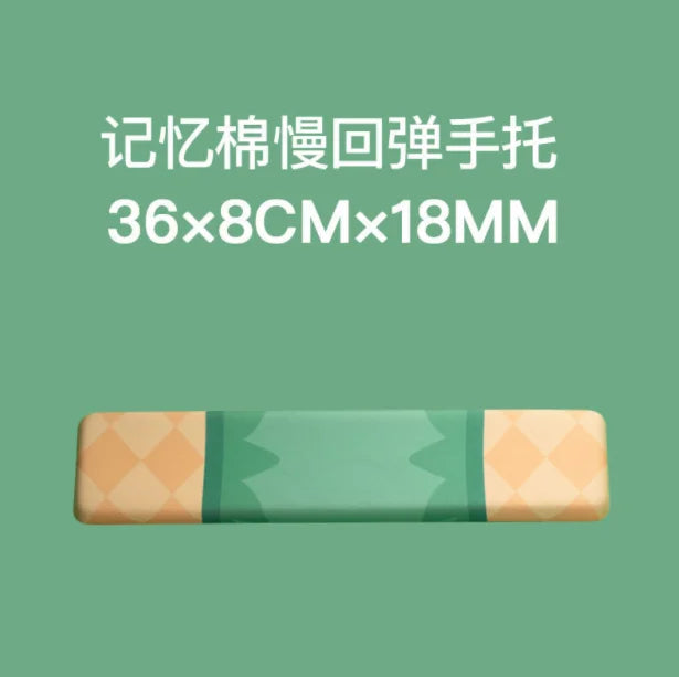 Apoio de Pulso Ergonômico com Memory Foam para Teclado e Mouse