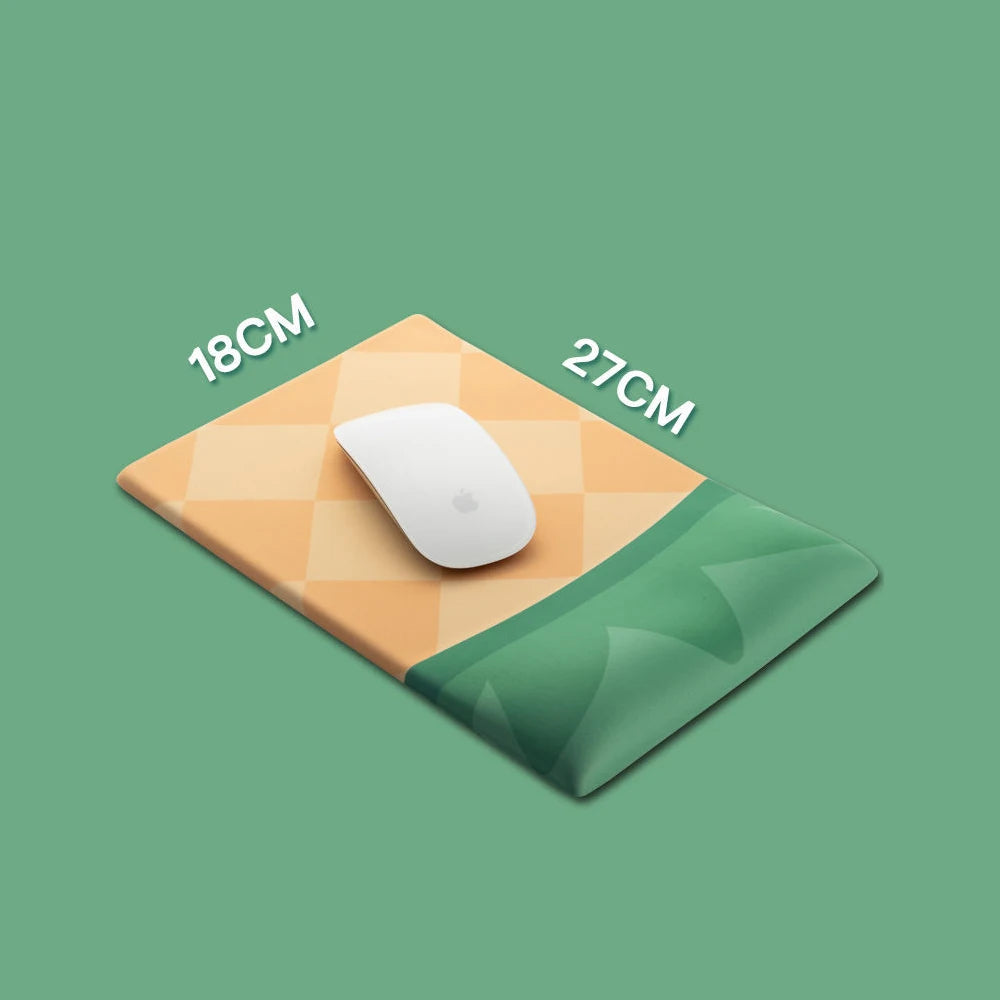 Apoio de Pulso Ergonômico com Memory Foam para Teclado e Mouse