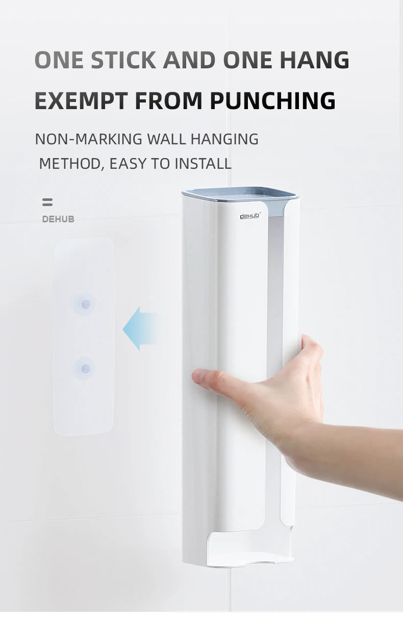 Puxa Saco Moderno de Parede para Sacolas Plásticas