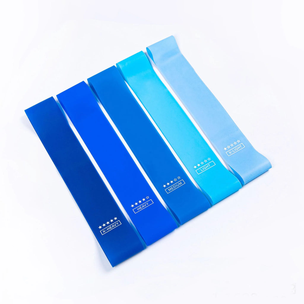 Faixas Elásticas de Látex para Exercícios em Casa e Academia