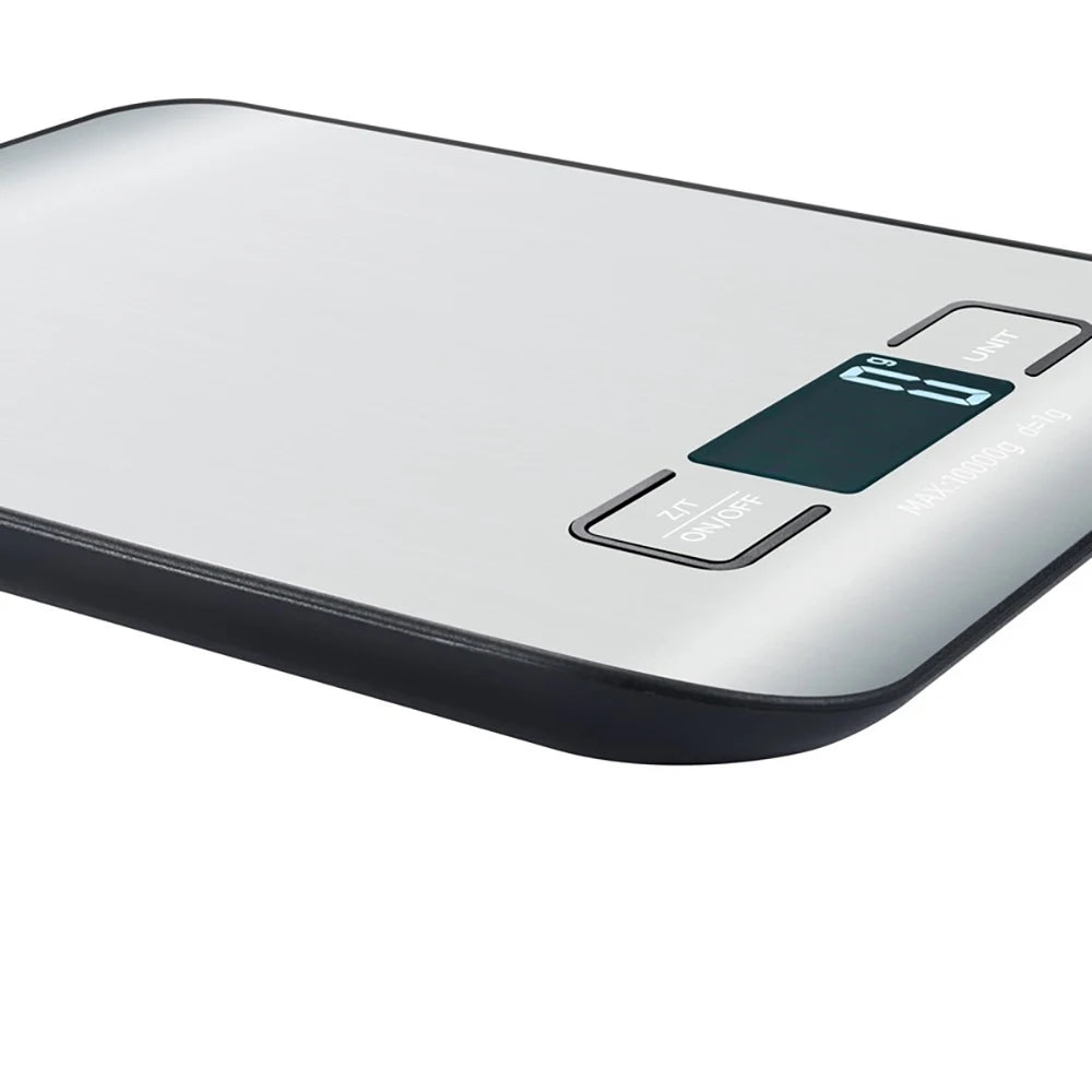 Balança Digital de Cozinha Aço Inox com Display LCD (Precisão 1g)