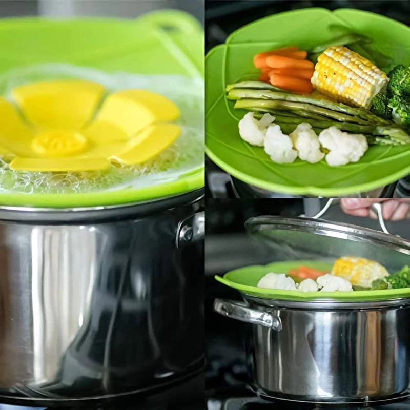 Tampa de Silicone Anti-Transbordamento