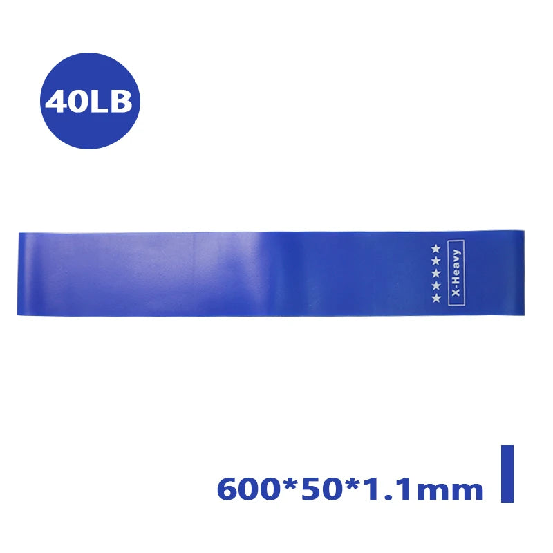 Faixas Elásticas de Látex para Exercícios em Casa e Academia