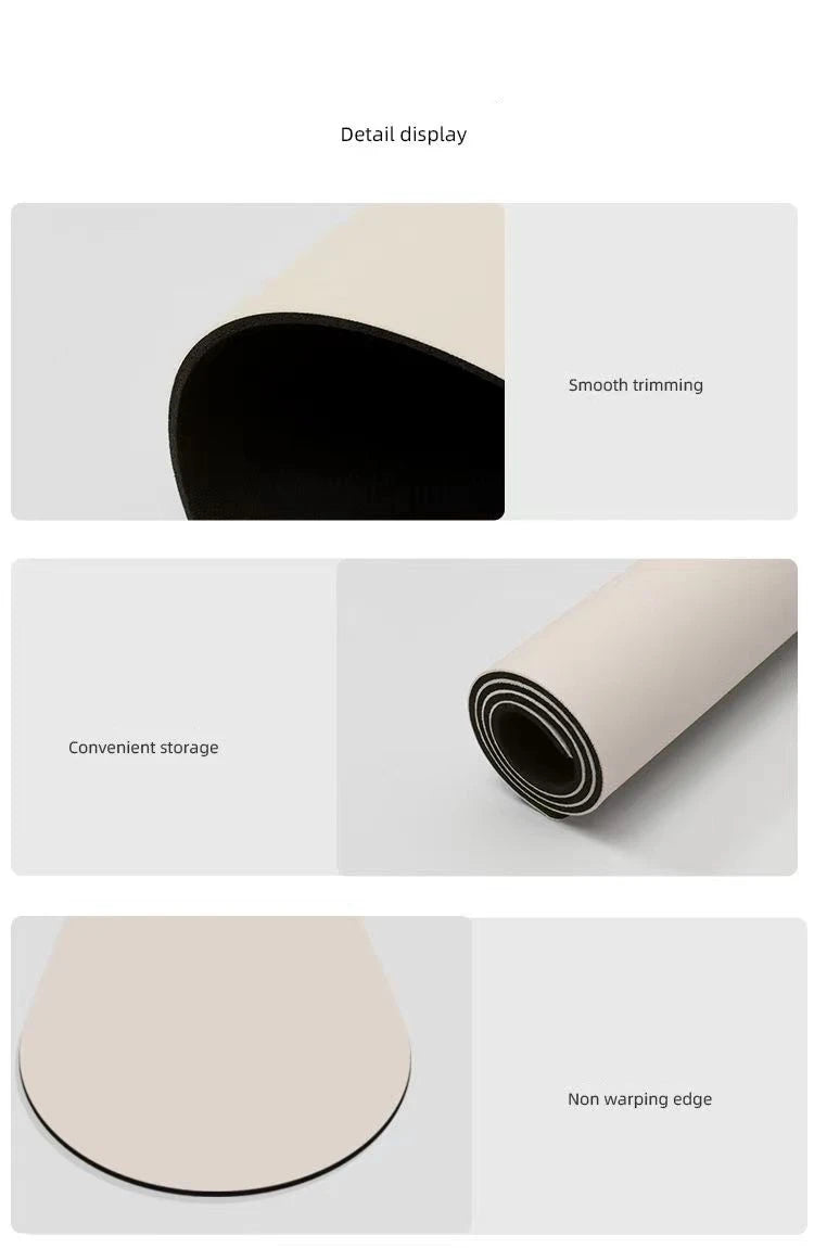 Tapete de Banho Antiderrapante Super Absorvente Secagem Rápida