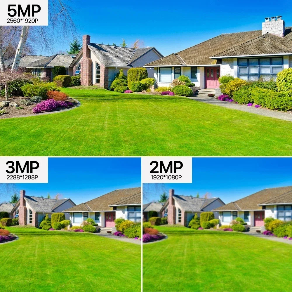 Câmera de Segurança Externa Wifi Yoosee 5MP com Visão Noturna Colorida