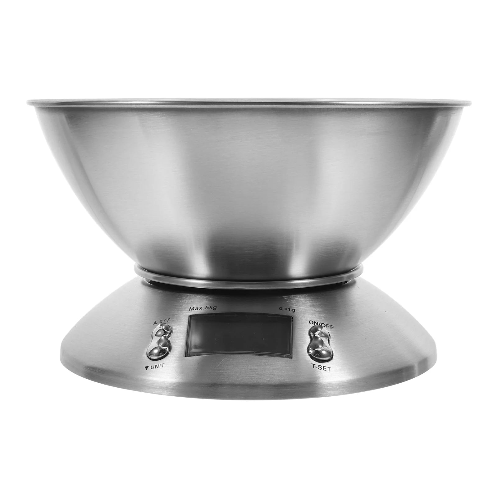 Balança Eletrônica 5kg em Aço Inox: Para Pesar Alimentos