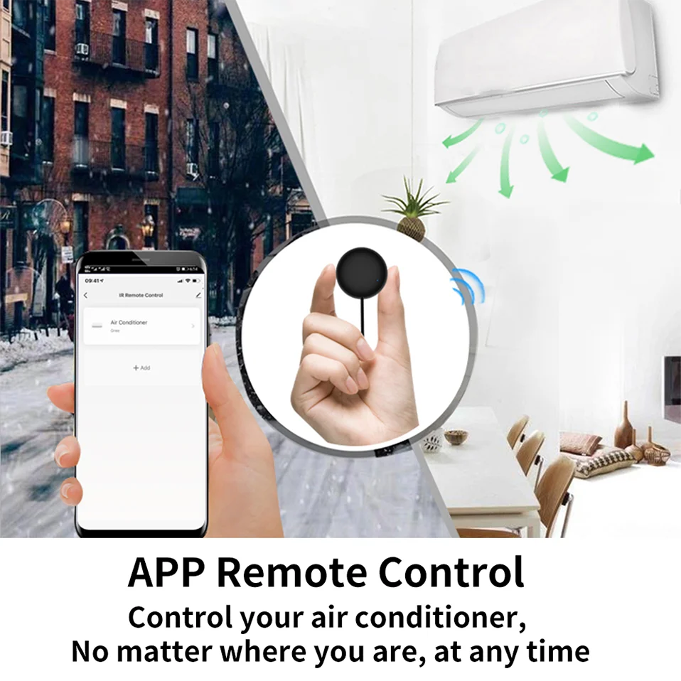 Controle Remoto Universal Inteligente Tuya Wifi IR (Compatível com Alexa)