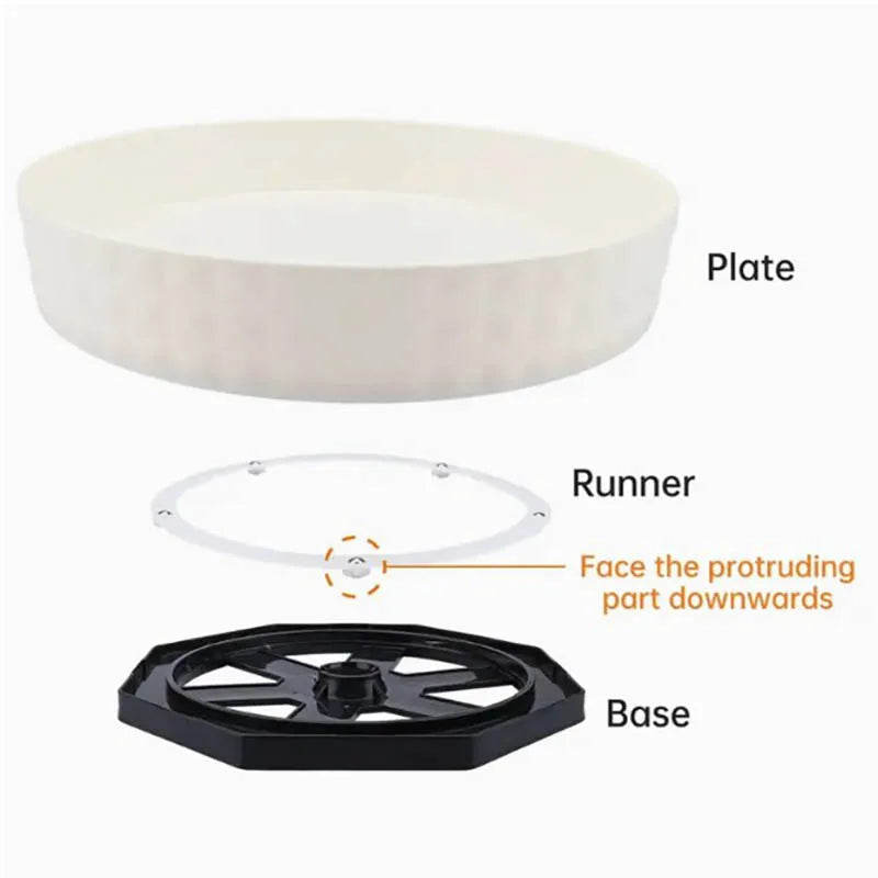 Bandeja Giratória 360° Multiuso para Armário de Cozinha e Bancada