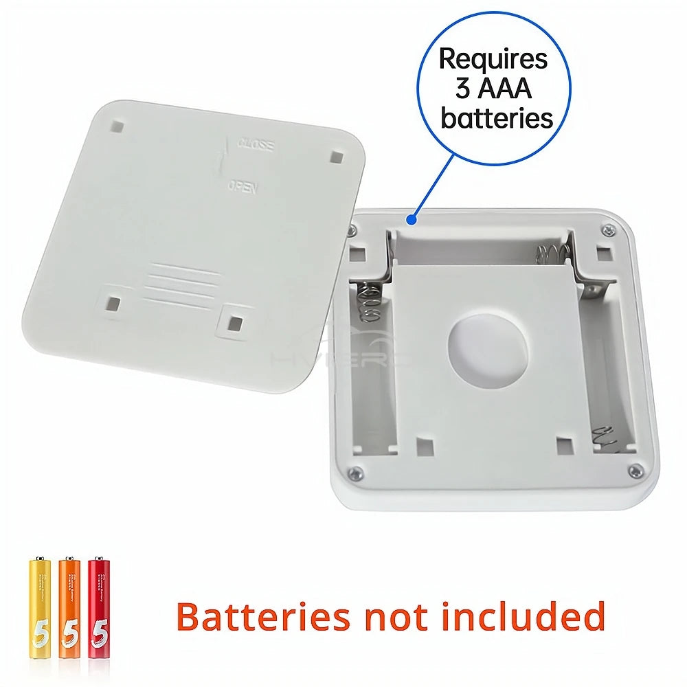 Luz Noturna LED com Sensor de Movimento (Pilha ou Recarregável USB)