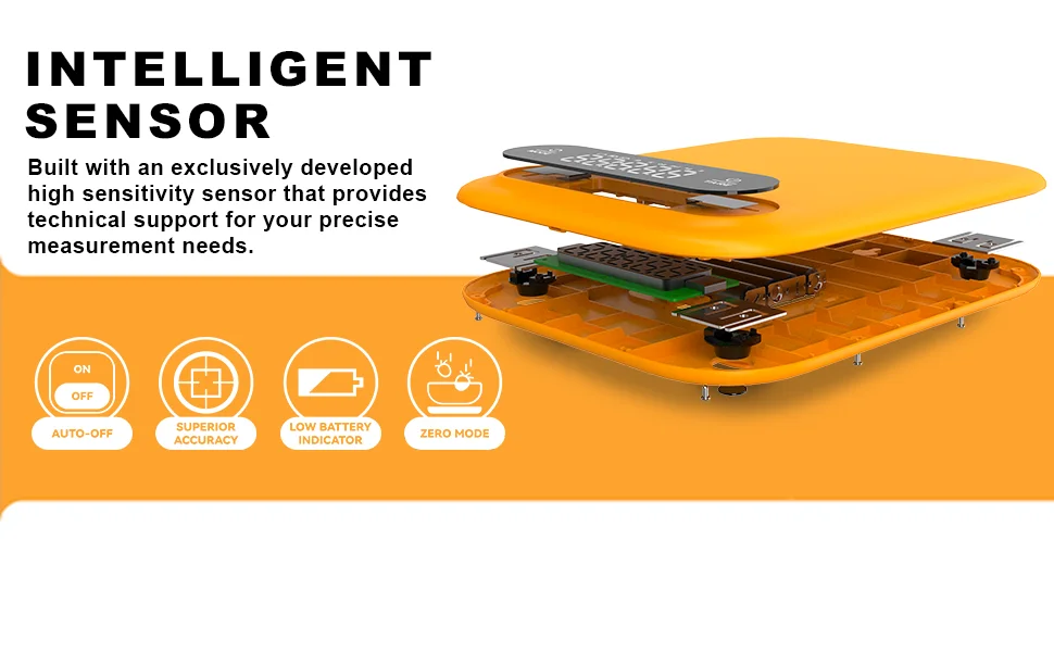 Balança Digital de Cozinha 5kg: Precisão de 1g com Display LED