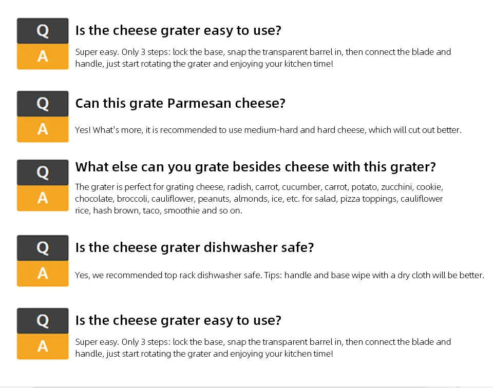 Fatiador de Legumes Multifuncional: Ralador de Batata e Queijo (3 Lâminas)