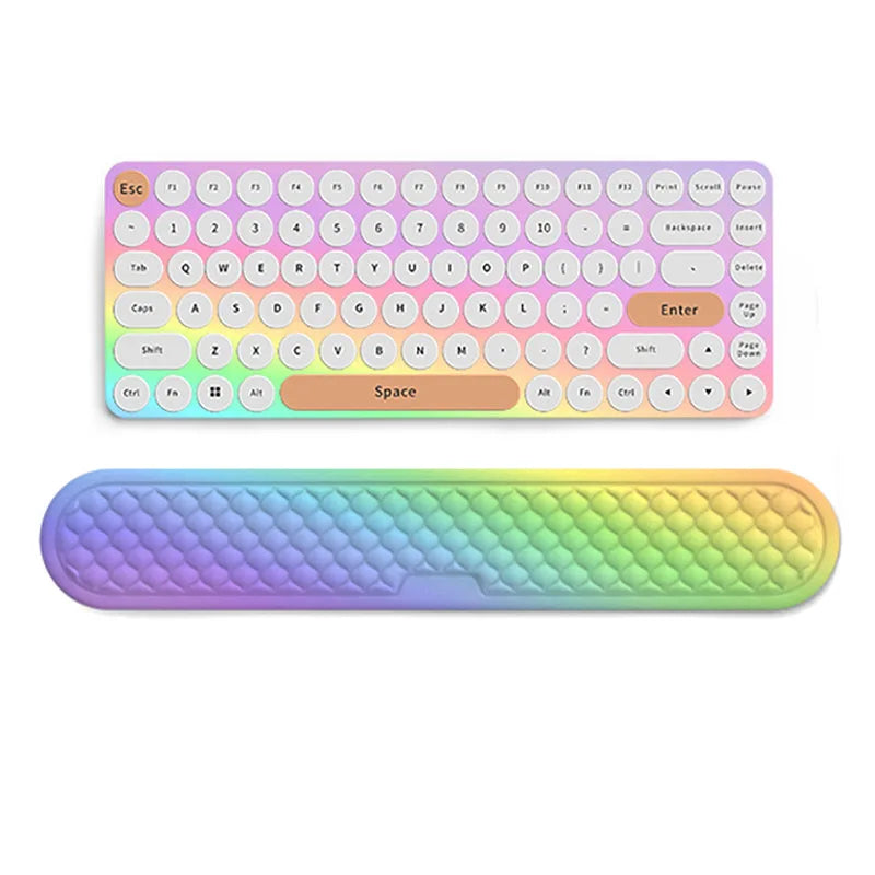 Kit Apoio de Pulso Ergonômico para Teclado e Mouse (Memory Foam)