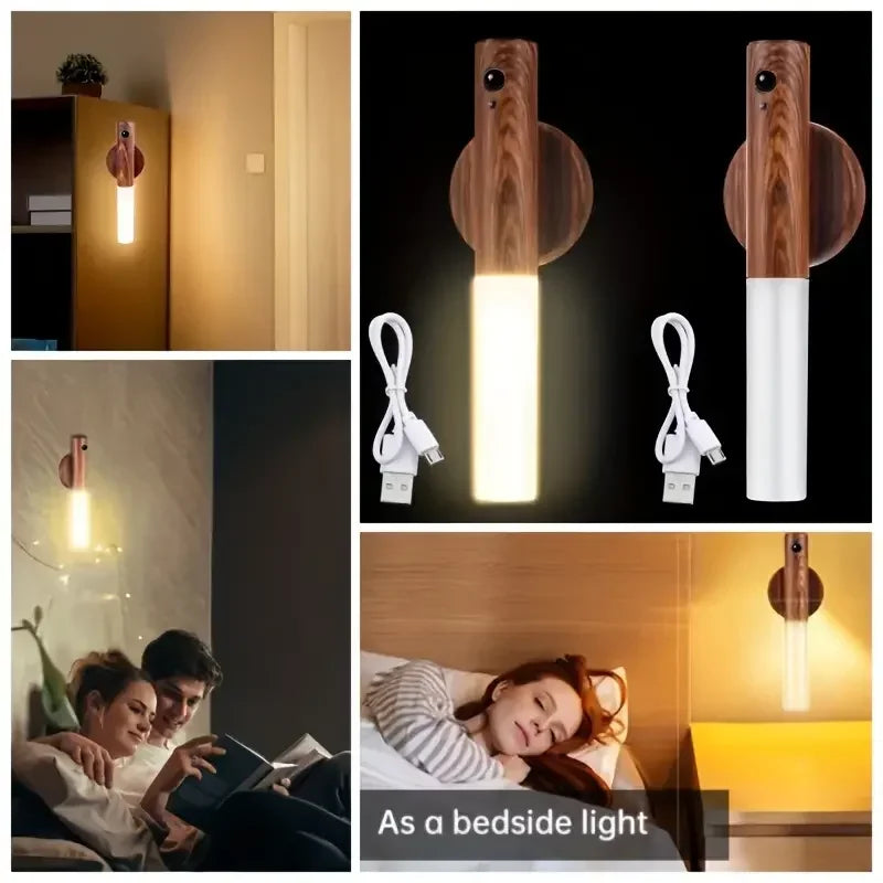 Luminária de Parede LED com Sensor de Movimento (Magnética)