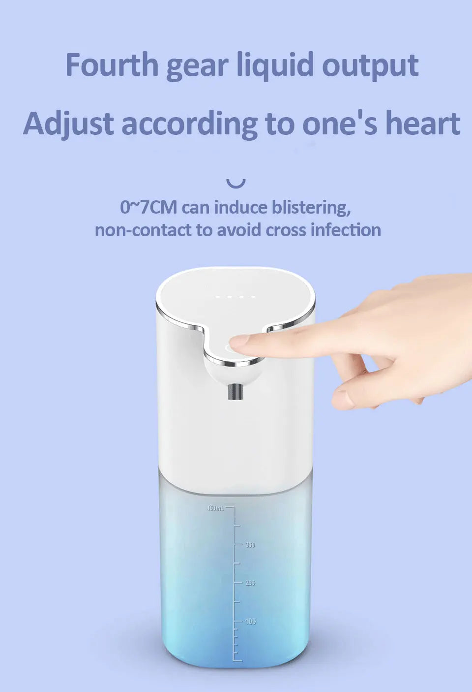 Controle Total da Espuma: Dispenser Automático com 4 Níveis e Sensor