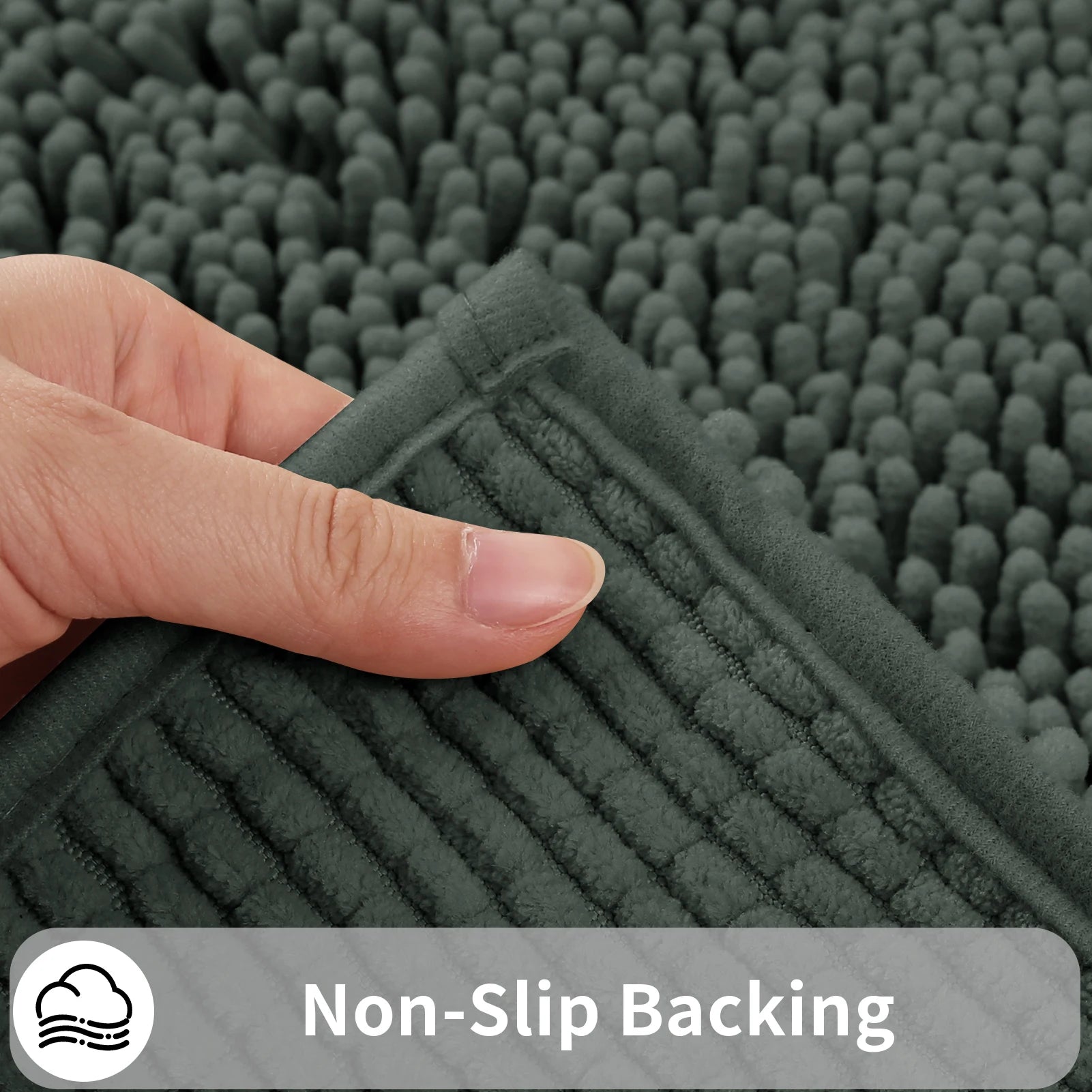 Kit 2 Tapetes Banheiro Microfibra Super Macio (Alta Absorção)