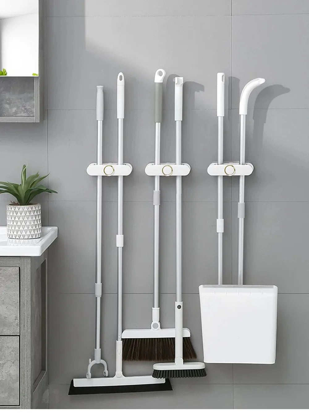 Suporte de Parede Autocolante Duplo