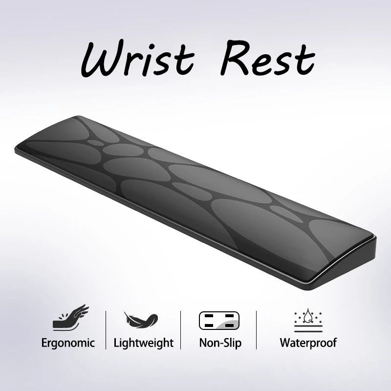 Apoio de Pulso Ergonômico para Teclado (Base Antiderrapante)