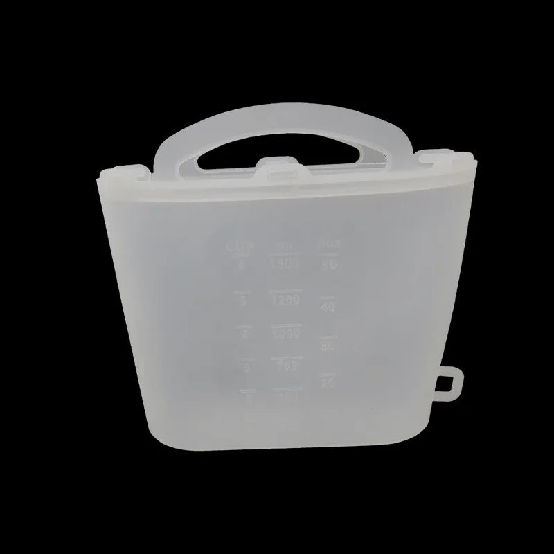 Bolsa Térmica de Silicone 1500ml: Vedação Hermética (Livre de BPA)