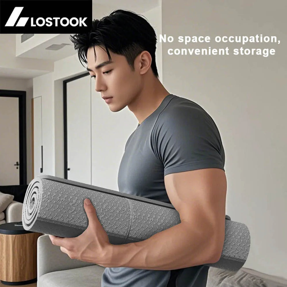 Tapete para Pilates e Yoga Dobrável 4mm Leve e Antiderrapante