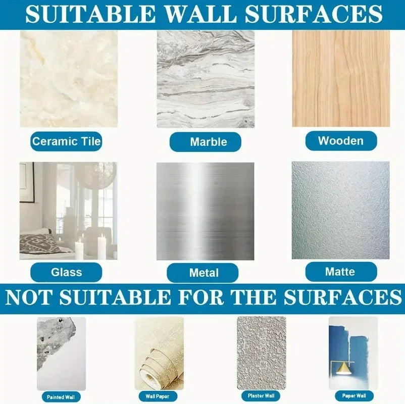 Kit com 3 Ganchos Adesivos de Parede Multiuso (Alta Resistência/Sem Furos)