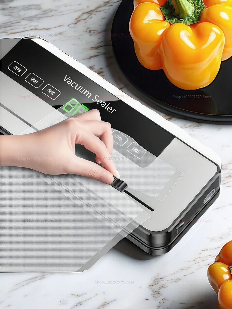 Máquina Seladora a Vácuo: Com Esterilização UV e Cortador Embutido