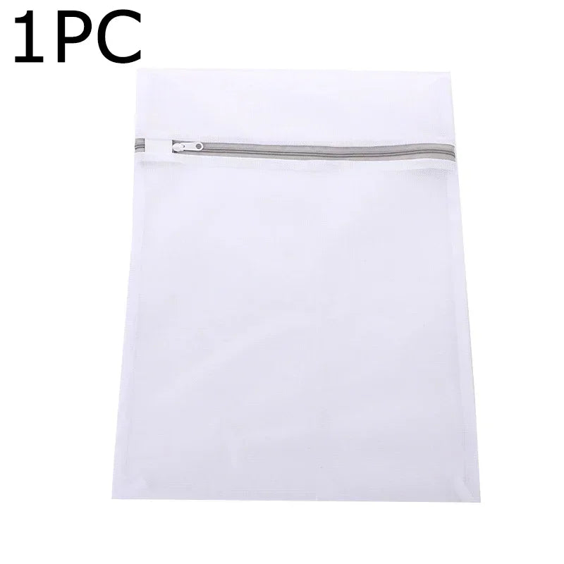 Saco de Lavar Roupas Delicadas (Malha Colmeia) Durável e Reutilizável