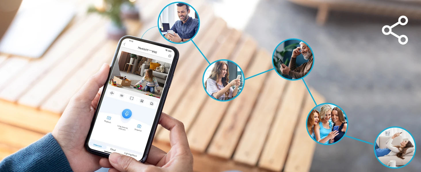 Câmera de Segurança Externa Wifi à Prova d'Água (IP66) com Bateria de 5200mAh