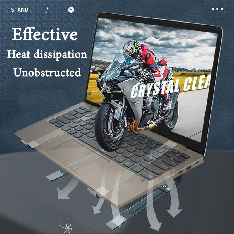 Suporte Ergonômico em Alumínio para Notebook (12 a 17.3 polegadas)
