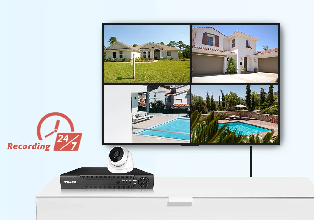 Câmera de Segurança IP Wifi 1080p com Visão Noturna